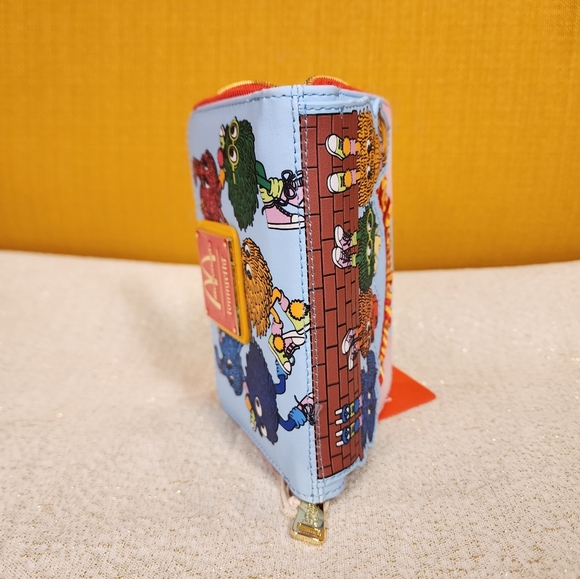 Loungefly McDonalds Fry Kids Fry Guys McDonaldland Zip Around Wallet NEW - Picture 12 of 13